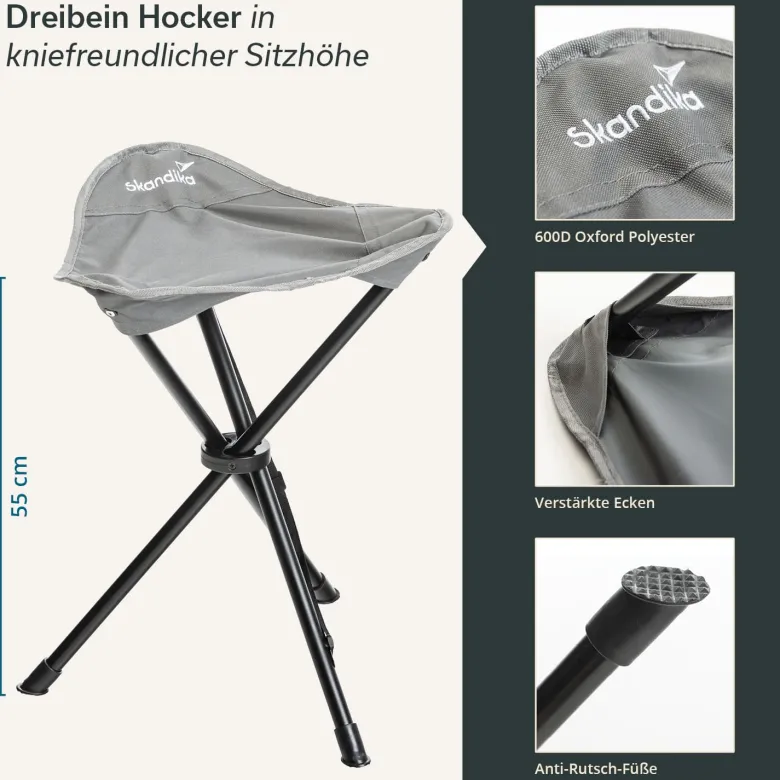 Skandika Companion Driepootkruk Vouwkruk