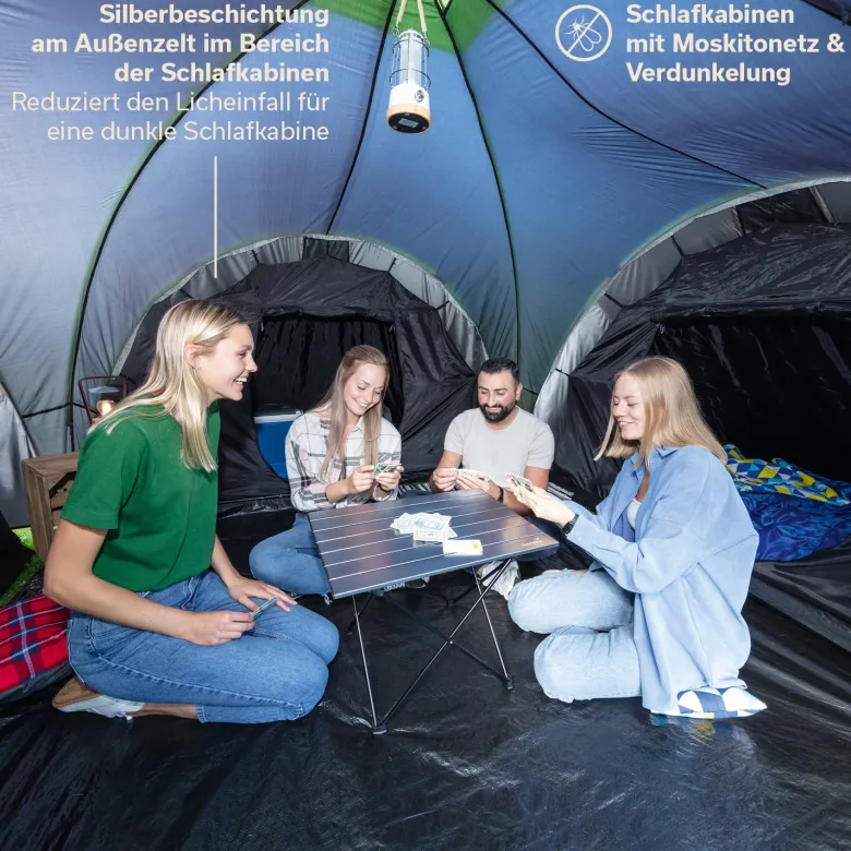 Skandika Daytona 6 antraciete Koepeltent