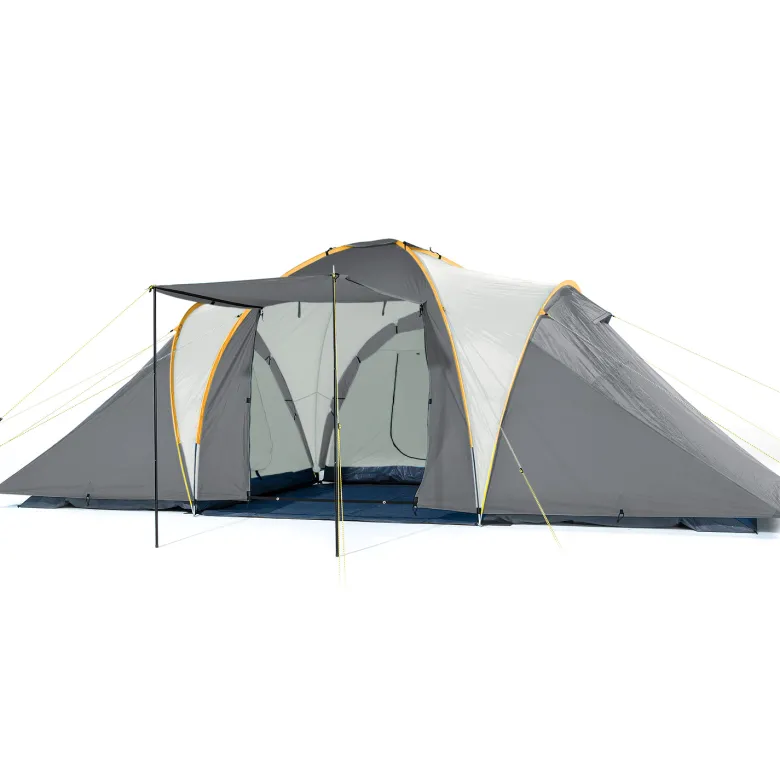 Skandika Daytona 6 grijze XXL Koepeltent