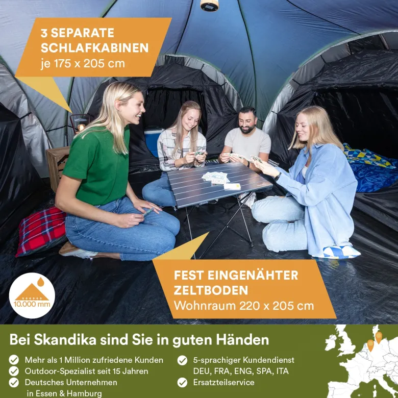 Skandika Daytona 6 XXL Koepeltent