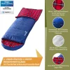 Skandika Dundee Flannel-L blauwe Slaapzak