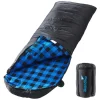 Skandika Dundee Flannel-L zwarte Slaapzak