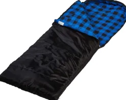Skandika Dundee Flannel-R zwarte Slaapzak