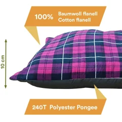 Skandika Dundee Sleepyhead Flanell kussen - Purple