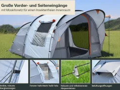 Skandika Egersund 3 Sleeper Protect Tunneltent