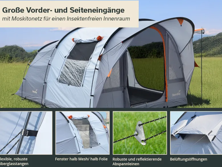 Skandika Egersund 3 Sleeper Protect Tunneltent