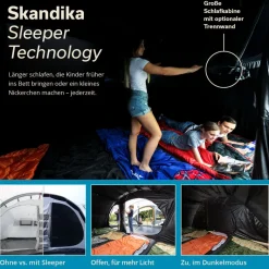 Skandika Egersund 5 XL Sleeper Protect tunneltent