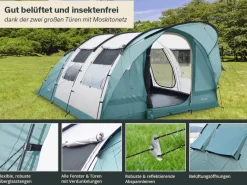 Skandika Egersund 5 XL Sleeper Protect tunneltent