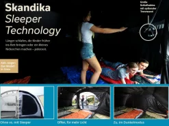 Skandika Egersund 5 XL Sleeper Protect tunneltent