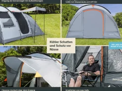 Skandika Egersund 5 XL Sleeper Protect tunneltent
