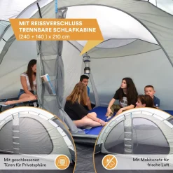 Skandika Falkenberg 6 Tunneltent