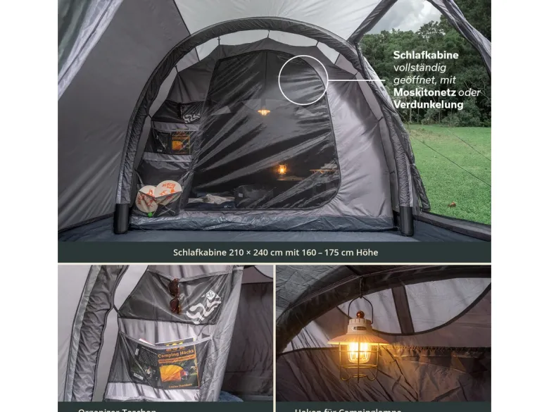 Skandika Folldal 4 Air-Rise Opblaasbare Tent