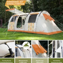 Skandika Gotland 6 Boho tunneltent