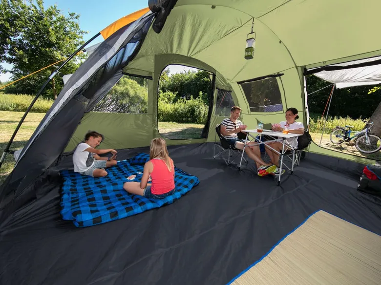 Skandika Gotland 4 groene Tunneltent