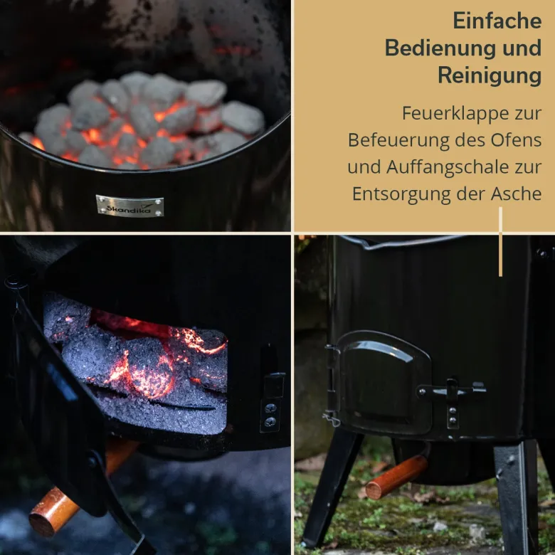 Skandika Goulash Kanon 14 liter kolenbarbecue