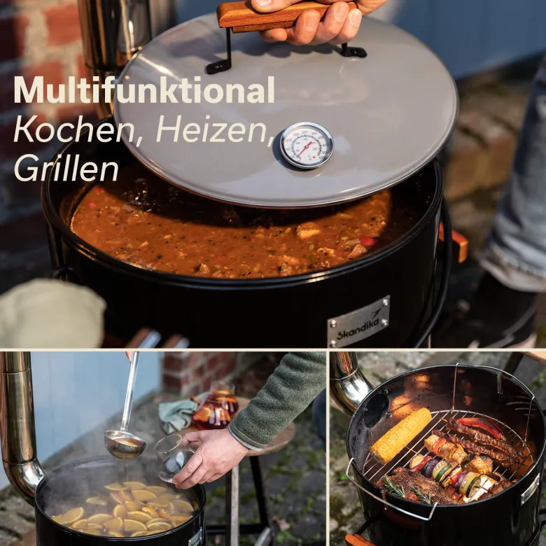 Skandika Goulash Kanon 14 liter kolenbarbecue