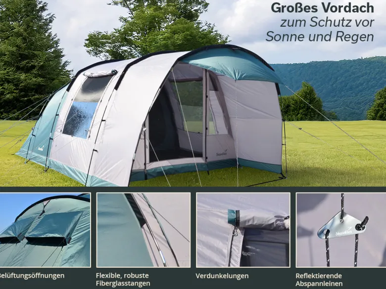 Skandika Hafslo 4 Sleeper Protect tunneltent