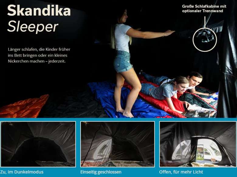 Skandika Hafslo 4 Sleeper Protect tunneltent