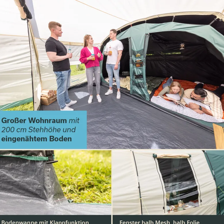 Skandika Hafslo 5 Sleeper Protect tunneltent
