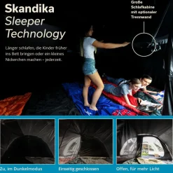 Skandika Hafslo 5 Sleeper Protect tunneltent