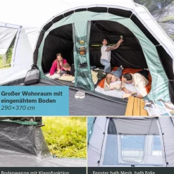 Skandika Hafslo 5 XL Sleeper Protect tunneltent