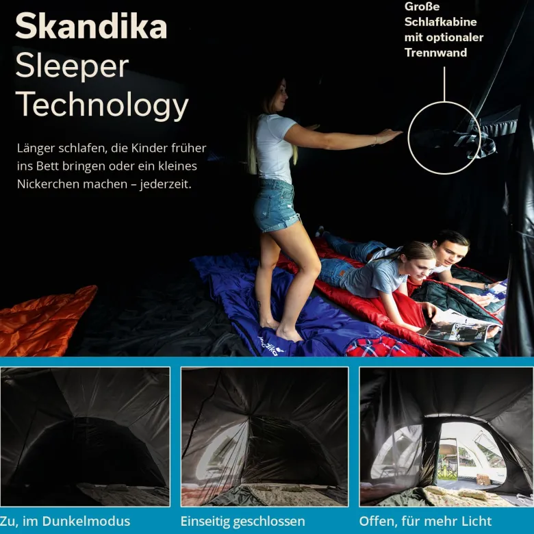 Skandika Hafslo 5 XL Sleeper Protect tunneltent