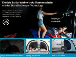 Skandika Hafslo 6 XL Sleeper Protect tunneltent