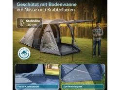 Skandika Helgver 4 Sleeper tunneltent