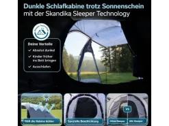 Skandika Helgver 4 Sleeper tunneltent