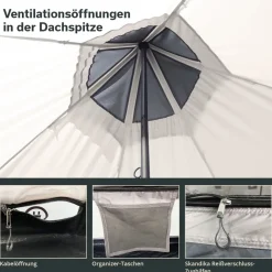 Skandika Hetta 460 Protect Plus tent