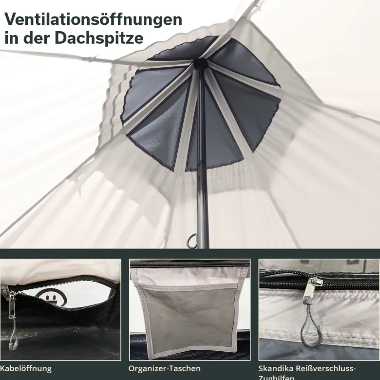 Skandika Hetta 460 Protect Plus tent