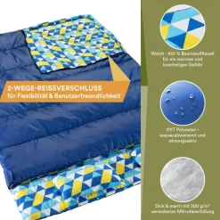 Skandika Iceland Double Flannel Slaapzak