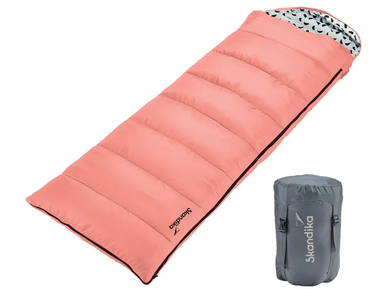 Skandika Iceland links slaapzak - Pink
