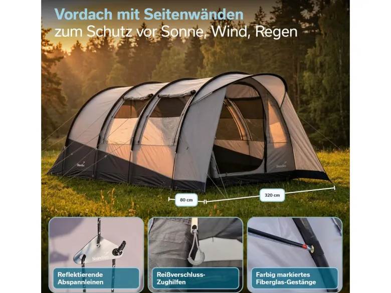 Skandika Isken 5 Protect tunneltent