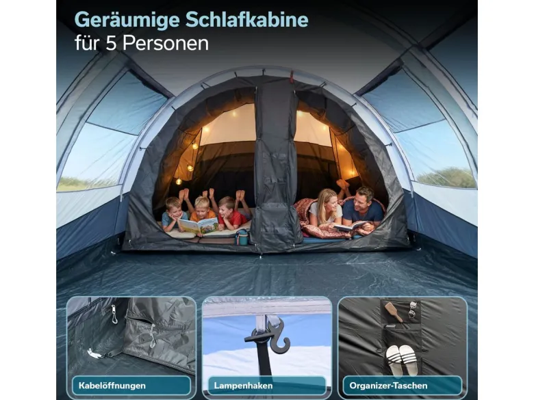 Skandika Isken 5 Protect tunneltent