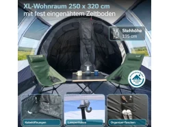 Skandika Isken 5 Sleeper Protect tunneltent