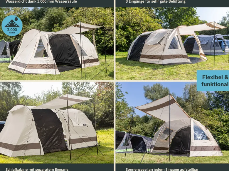 Skandika Kambo 4 tunneltent