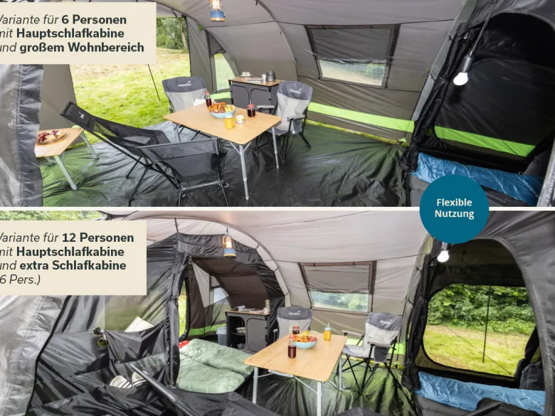 Skandika Kambo 12 tunneltent