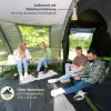 Skandika Kambo 4 tunneltent - black