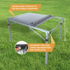Skandika Maikku Aluminium Campingtafel