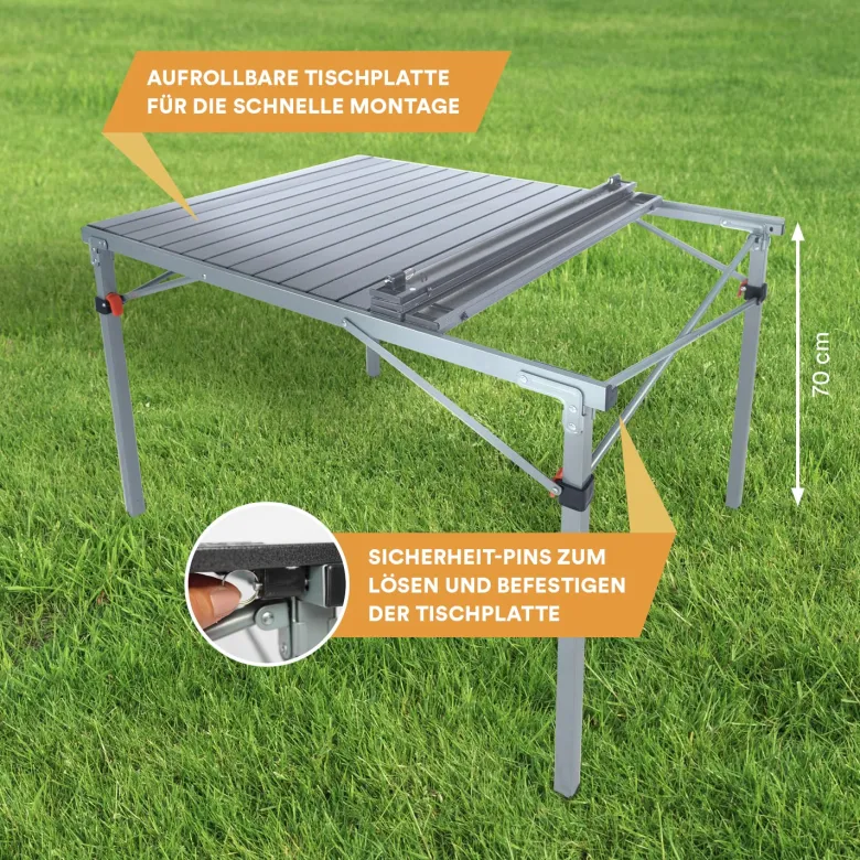 Skandika Maikku Aluminium Campingtafel