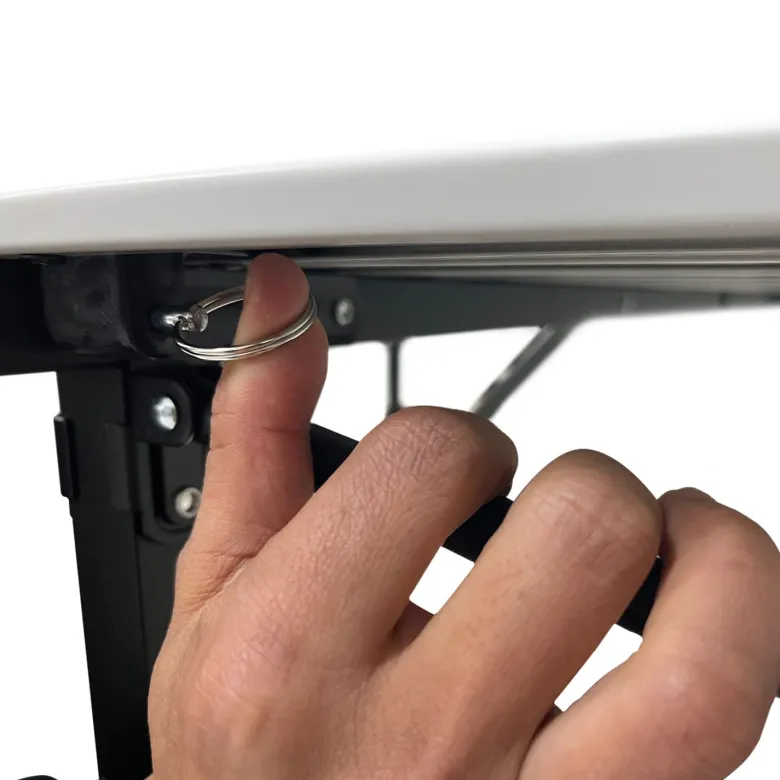 Skandika Maikku Black aluminium klaptafel