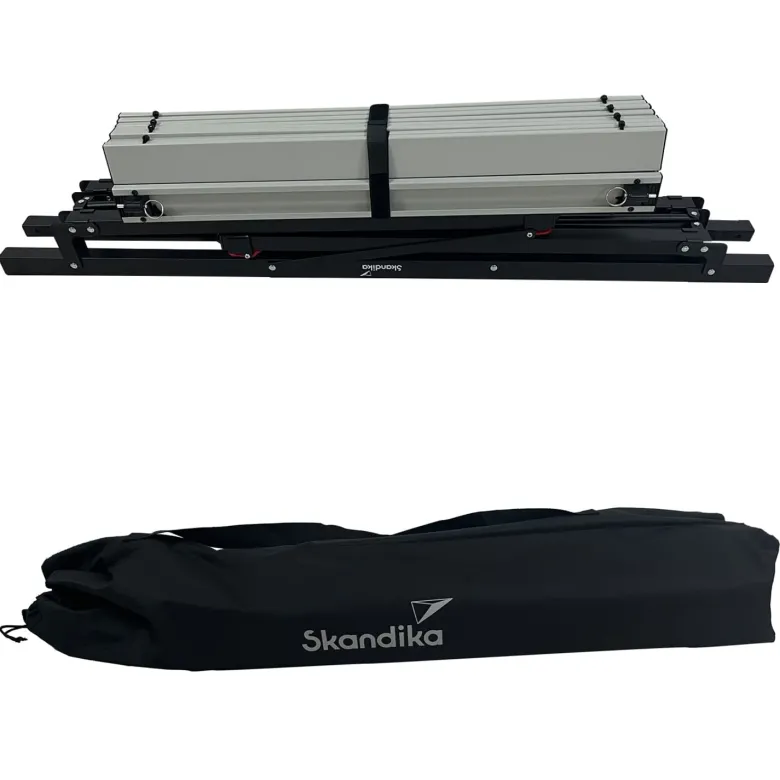 Skandika Maikku Black aluminium klaptafel