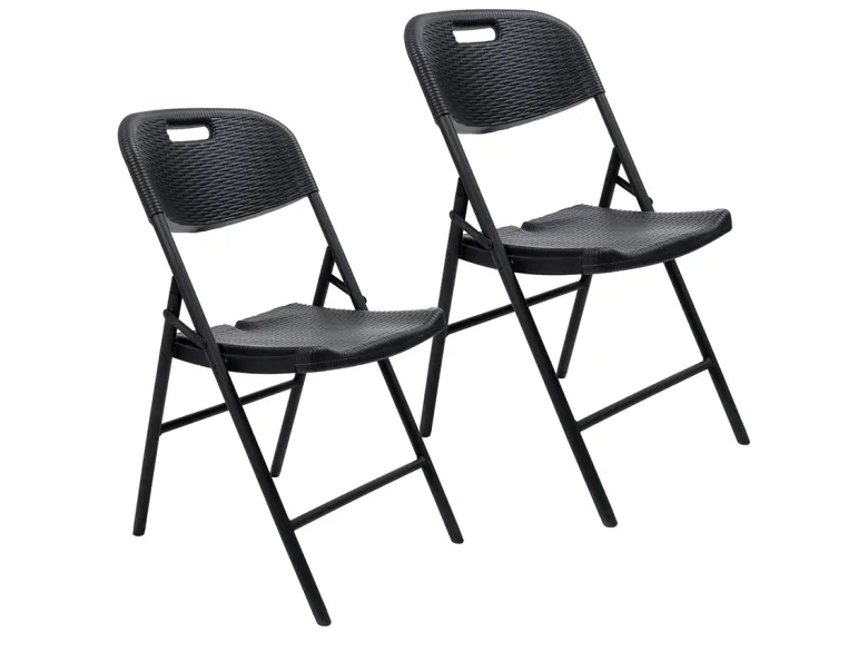 Skandika Masi set van 2 klapstoelen - Black