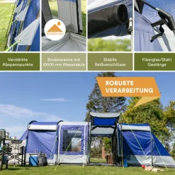 Skandika Montana 8 blauwe Tunneltent