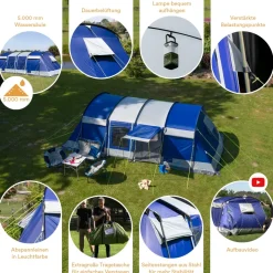 Skandika Montana 8 Sleeper Protect Tunneltent