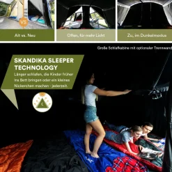 Skandika Montana 8 Sleeper Protect Tunneltent