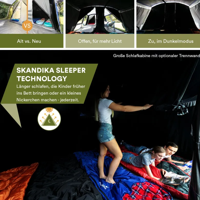 Skandika Montana 8 Sleeper Protect Tunneltent