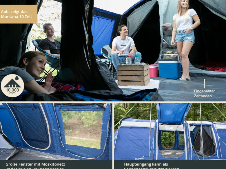 Skandika Montana 10 Sleeper Protect Tunneltent