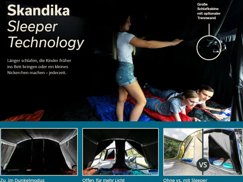 Skandika Montana 10 Sleeper Protect Tunneltent